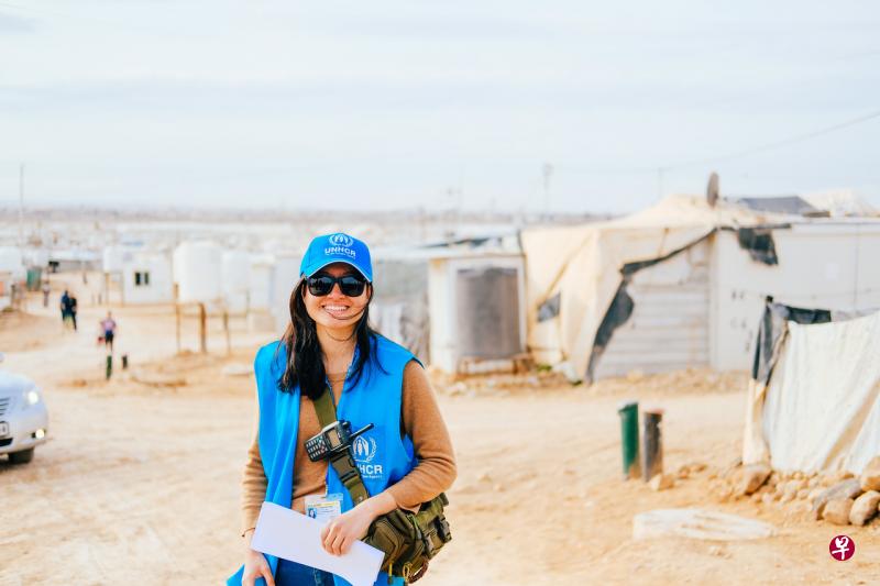 刚从南洋理工大学毕业的王伊娜曾三赴约旦做义工,为争取中东难民福利做贡献。(受访者提供) 刚从南洋理工大学毕业的王伊娜曾三赴约旦做义工,为争取中东难民福利做贡献。(受访者提供)