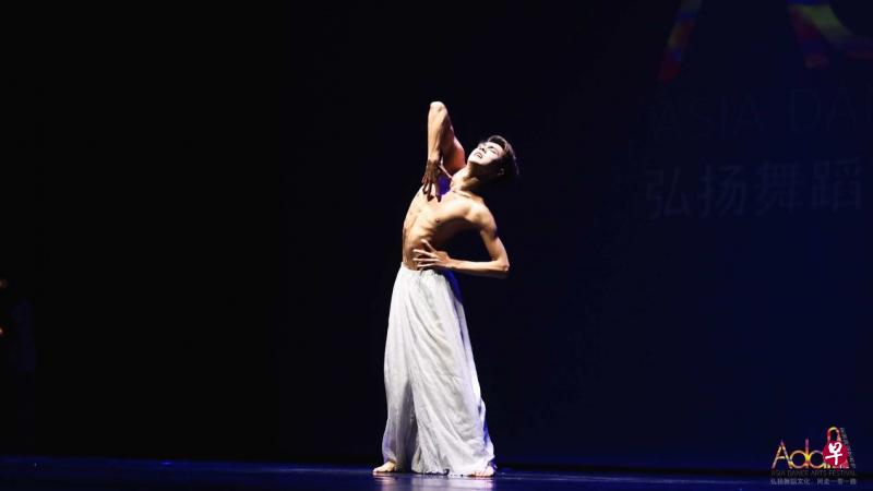 中国吉林艺术学院选送的男子独舞《吾》在艺术节上做了精彩展演。（主办方提供）