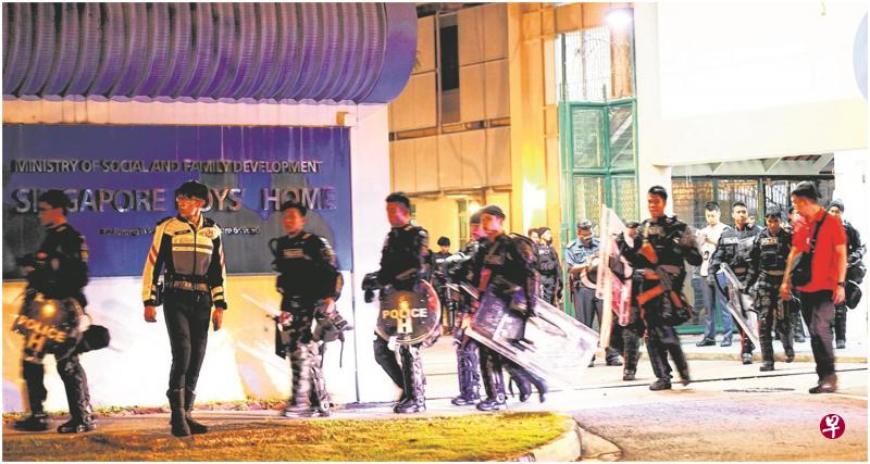 少年感化院去年发生骚乱,肇事者打伤三人和破坏公物,其中三名少年昨天认罪。(档案照) 少年感化院去年发生骚乱,肇事者打伤三人和破坏公物,其中三名少年昨天认罪。(档案照)