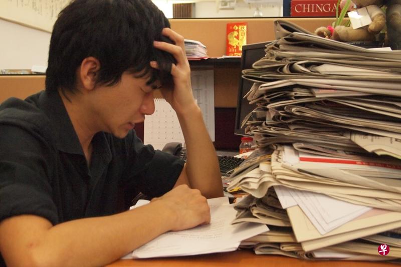 压力大,可能导致耳鸣。(档案照) 压力大,可能导致耳鸣。(档案照)