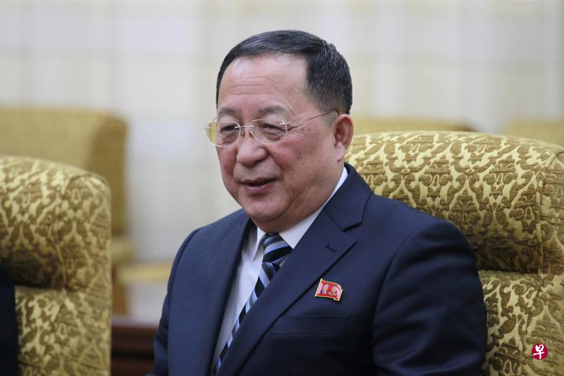 朝鲜外交部长李容浩。(美联社) 朝鲜外交部长李容浩。(美联社)