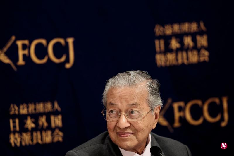 马来西亚首相马哈迪。(法新社) 马来西亚首相马哈迪。(法新社)