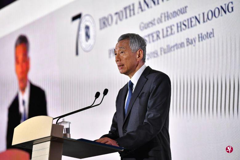李总理星期一出席新加坡宗教联谊会70周年庆祝晚宴。(海峡时报) 李总理星期一出席新加坡宗教联谊会70周年庆祝晚宴。(海峡时报)