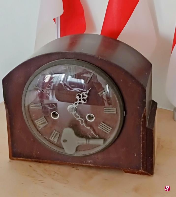 这个二战前的老时钟,跟着国家发展一路走来。(读者提供) 这个二战前的老时钟,跟着国家发展一路走来。(读者提供)