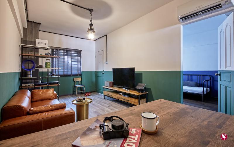 客厅中“茶餐厅”元素比比皆是。 客厅中“茶餐厅”元素比比皆是。