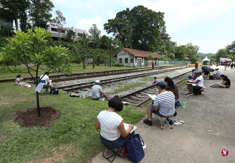 武吉知马火车站保留1930年代的建筑风格,它曾是连接新马两地的重要枢纽。(林明顺摄) 武吉知马火车站保留1930年代的建筑风格,它曾是连接新马两地的重要枢纽。(林明顺摄)