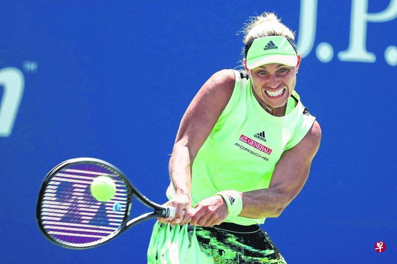 德国老将安热莉克曾占据世界第一宝座长达34周。(法新社) 德国老将安热莉克曾占据世界第一宝座长达34周。(法新社)