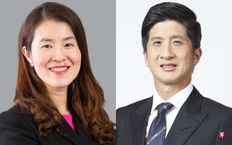 总检察署民事司副首席法律顾问(交易与行政)佘奕可(左),下月1日起将出任竞消委首席执行官。杜汉立(右)在本月30日卸任后,将加入新加坡司法服务。(贸工部提供) 总检察署民事司副首席法律顾问(交易与行政)佘奕可(左),下月1日起将出任竞消委首席执行官。杜汉立(右)在本月30日卸任后,将加入新加坡司法服务。(贸工部提供)