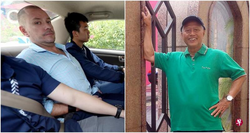 涉嫌丢酒瓶砸死人的安德鲁戈斯林,昨天被改控使用可致命器具蓄意重伤他人。右图为死者纳斯阿里。(档案照) 涉嫌丢酒瓶砸死人的安德鲁戈斯林,昨天被改控使用可致命器具蓄意重伤他人。右图为死者纳斯阿里。(档案照)