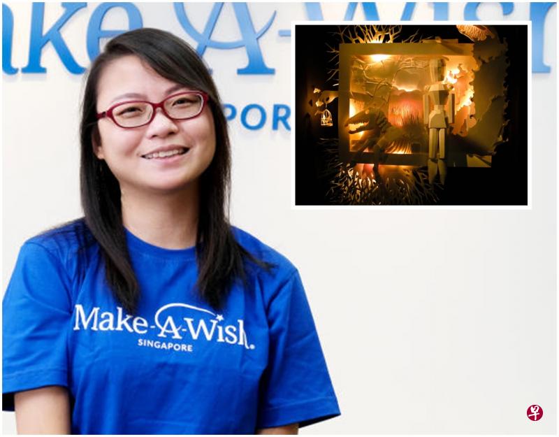 杨欣雁专研纸雕,初级学院A水准会考还以这个作品“Frame of mind”参加考试。(受访者提供) 杨欣雁专研纸雕,初级学院A水准会考还以这个作品“Frame of mind”参加考试。(受访者提供)