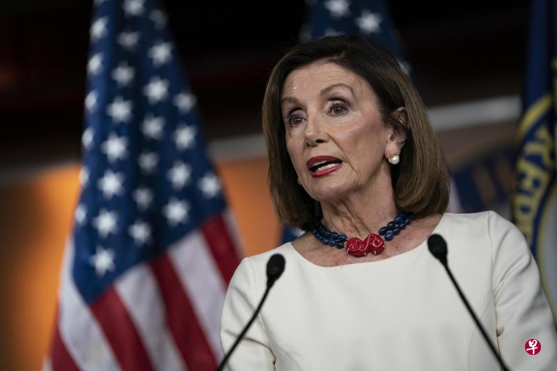 美国众议院议长佩洛西周二与民主党议员举行闭门会议后宣布,对特朗普展开弹劾调查。(彭博社) 美国众议院议长佩洛西周二与民主党议员举行闭门会议后宣布,对特朗普展开弹劾调查。(彭博社)