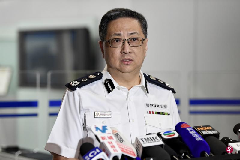 香港警务处处长卢伟聪昨天对媒体说,警察开枪合法合理。(中新社) 香港警务处处长卢伟聪昨天对媒体说,警察开枪合法合理。(中新社)