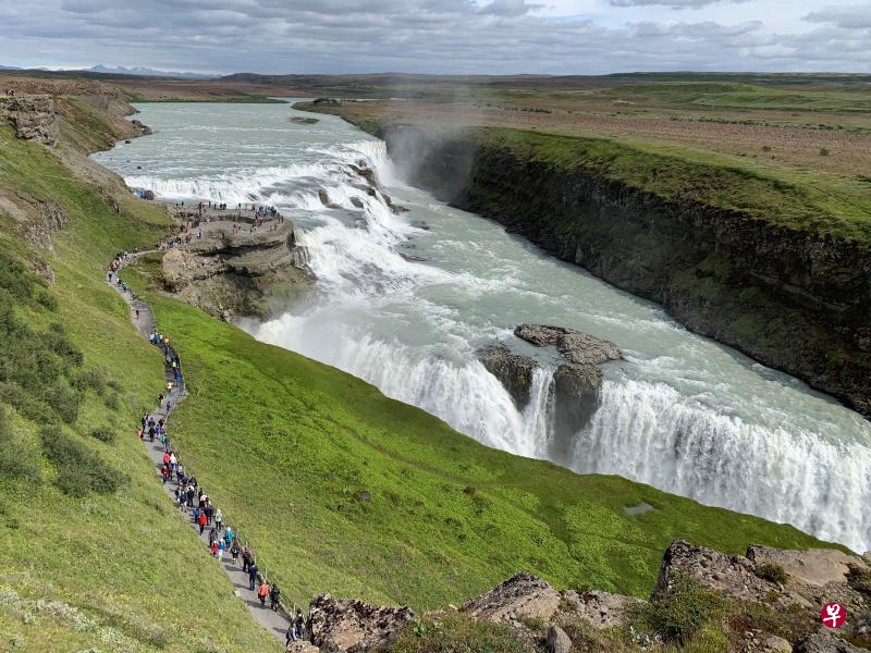壮美的古佛斯大瀑布 壮美的古佛斯大瀑布
