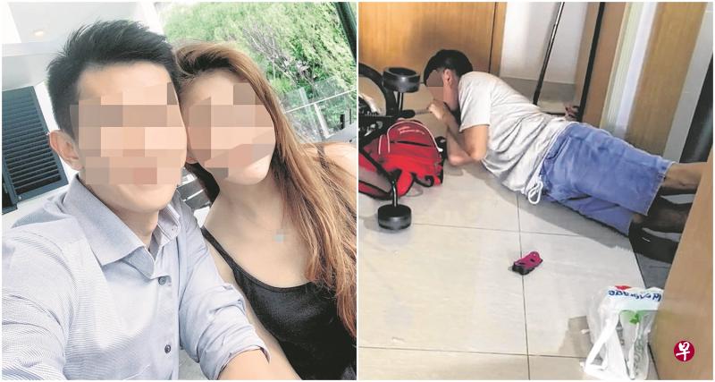 左图:被指出轨的男女亲密合照,两人头靠在一起非常“甜蜜”。右图:出轨男声称自己有精神问题,妻子也证实他曾在家中倒地不起,甚至去咬椅子的滚轮。(受访者提供) 左图:被指出轨的男女亲密合照,两人头靠在一起非常“甜蜜”。右图:出轨男声称自己有精神问题,妻子也证实他曾在家中倒地不起,甚至去咬椅子的滚轮。(受访者提供)