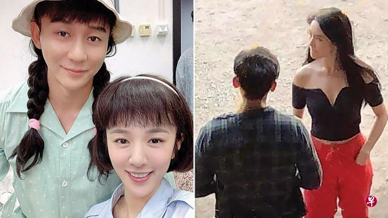 李晨(左图左)扮女装与王晓晨合影。(右图)李晨爆出有新欢,对方身材火辣。(互联网) 李晨(左图左)扮女装与王晓晨合影。(右图)李晨爆出有新欢,对方身材火辣。(互联网)