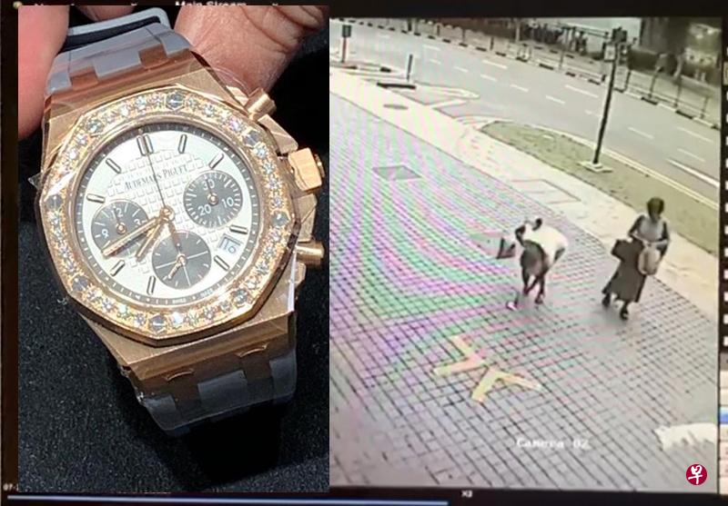 遗失的手表是黄先生于半年前购买,价值近7万元。(受访者提供) 遗失的手表是黄先生于半年前购买,价值近7万元。(受访者提供)