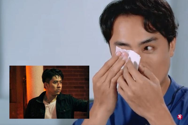 明道与陈若轩(小图)拼演技结果被淘汰,在镜头面前流下男儿泪。(互联网) 明道与陈若轩(小图)拼演技结果被淘汰,在镜头面前流下男儿泪。(互联网)