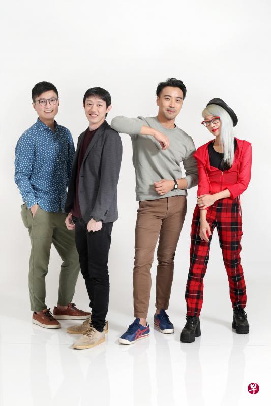 今年青年艺术奖的其中四名得主:(左起)陈威强、陈伟文、何书铭和张玮欣。 今年青年艺术奖的其中四名得主:(左起)陈威强、陈伟文、何书铭和张玮欣。