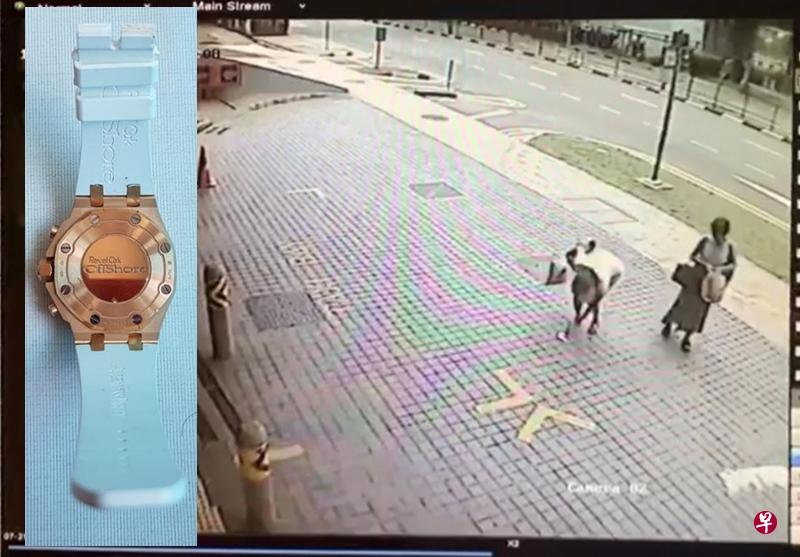 电眼拍下两名路过的妇女顺手捡走手表。(档案照) 电眼拍下两名路过的妇女顺手捡走手表。(档案照)