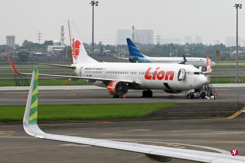 印度尼西亚狮航JT610班次波音737 MAX客机于2018年10月29日从雅加达起飞后坠毁,机上所有189人丧生。(法新社) 印度尼西亚狮航JT610班次波音737 MAX客机于2018年10月29日从雅加达起飞后坠毁,机上所有189人丧生。(法新社)