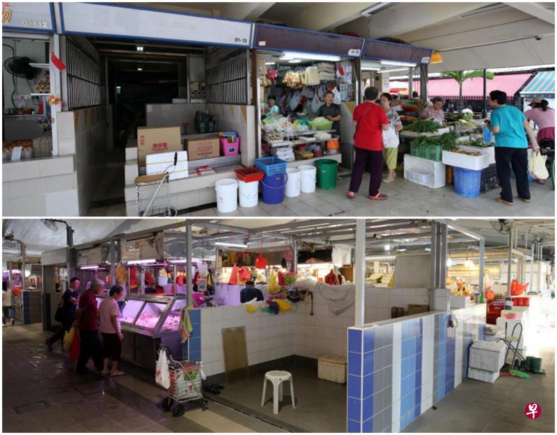 循环路这摊空置约一年的摊位(上图)之前卖咖哩粉,最近重新开放卖蔬菜;得标的一元家禽摊是角头单位,估计一两个月后开张。 循环路这摊空置约一年的摊位(上图)之前卖咖哩粉,最近重新开放卖蔬菜;得标的一元家禽摊是角头单位,估计一两个月后开张。