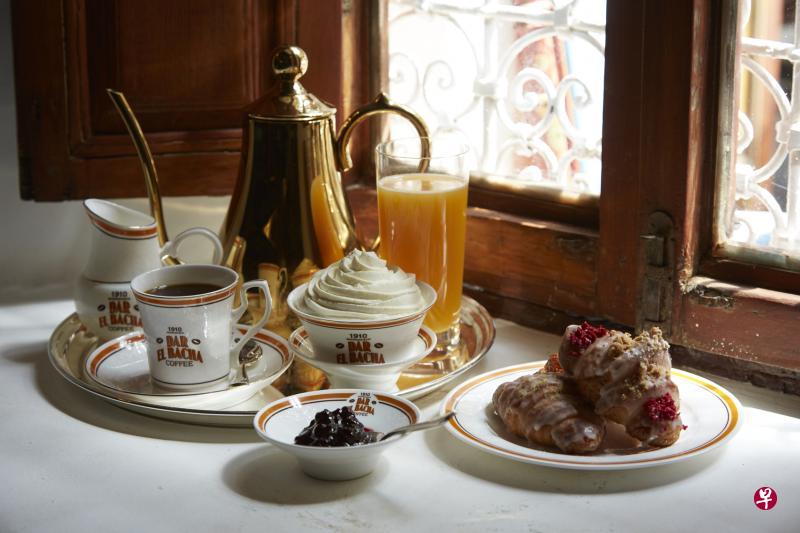 Bacha Coffee的牛角面包。 Bacha Coffee的牛角面包。