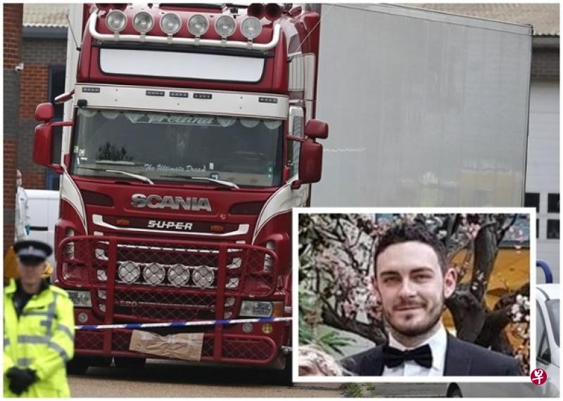 驾驶货柜车的司机罗宾逊(小图)被警方控以39项罪名。(互联网) 驾驶货柜车的司机罗宾逊(小图)被警方控以39项罪名。(互联网)