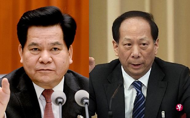 原内蒙古自治区党委书记李纪恒(左)将转任中国民政部部长,而原宁夏自治区党委书记石泰峰(右)将调任内蒙古自治区党委书记。(互联网) 原内蒙古自治区党委书记李纪恒(左)将转任中国民政部部长,而原宁夏自治区党委书记石泰峰(右)将调任内蒙古自治区党委书记。(互联网)