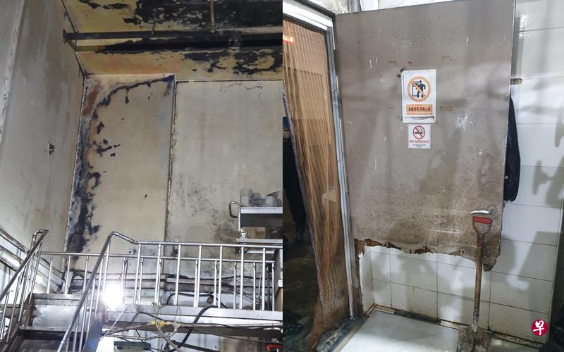 新加坡食品局今年7月突击检查这间公司,结果发现公司的食品加工室和包装室满是蟑螂,地板和墙壁也肮脏不堪,地砖破裂和不平坦造成积水。(新加坡食品局提供) 新加坡食品局今年7月突击检查这间公司,结果发现公司的食品加工室和包装室满是蟑螂,地板和墙壁也肮脏不堪,地砖破裂和不平坦造成积水。(新加坡食品局提供)