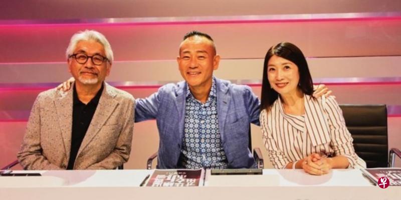 黄嘉千(右起)和港星林保怡及资深媒体人文树森一起担任《才华横溢出新秀》评审。(新传媒图) 黄嘉千(右起)和港星林保怡及资深媒体人文树森一起担任《才华横溢出新秀》评审。(新传媒图)