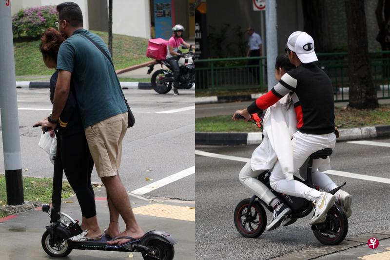 常见的两类型电动踏板车。(档案照) 常见的两类型电动踏板车。(档案照)