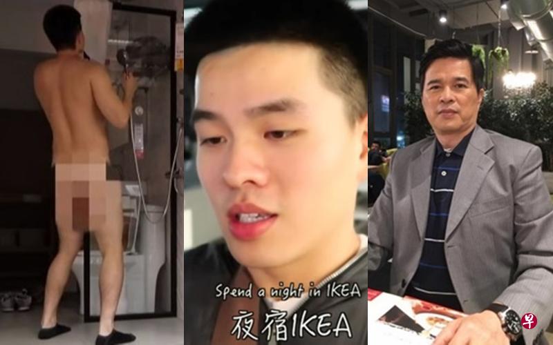 李堉睿大闹Ikea,气坏父亲李兴文(右图)。(面簿图) 李堉睿大闹Ikea,气坏父亲李兴文(右图)。(面簿图)