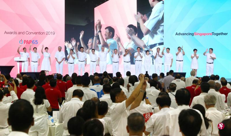 人民行动党在11月10日上午举行65周年党大会。(林泽锐摄) 人民行动党在11月10日上午举行65周年党大会。(林泽锐摄)