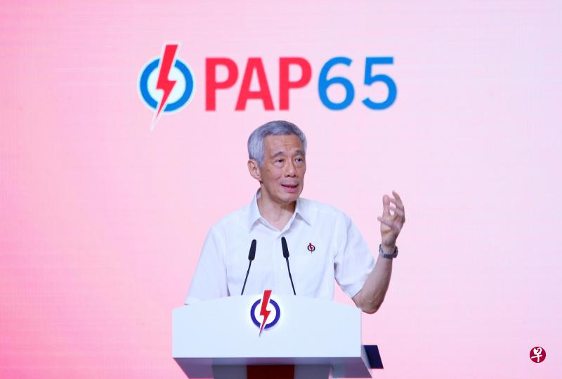 李显龙总理说,年轻香港人的焦虑和悲观跟社会和经济课题有关。(林泽锐摄) 李显龙总理说,年轻香港人的焦虑和悲观跟社会和经济课题有关。(林泽锐摄)