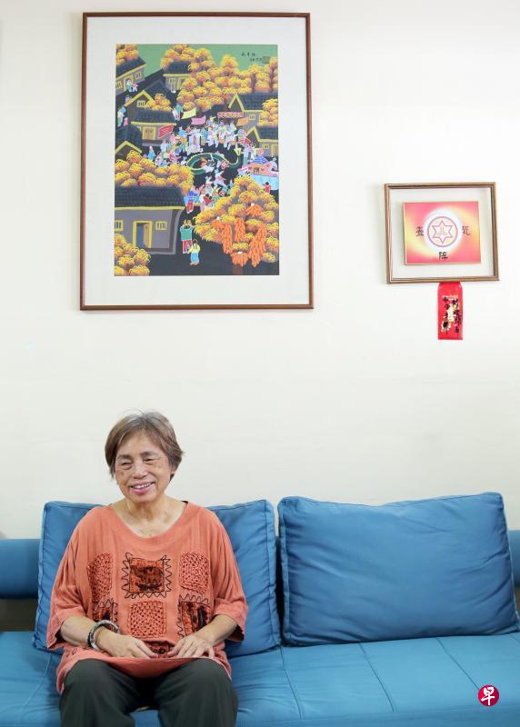 我国已故知名视障艺术家庄心珍。(档案照) 我国已故知名视障艺术家庄心珍。(档案照)