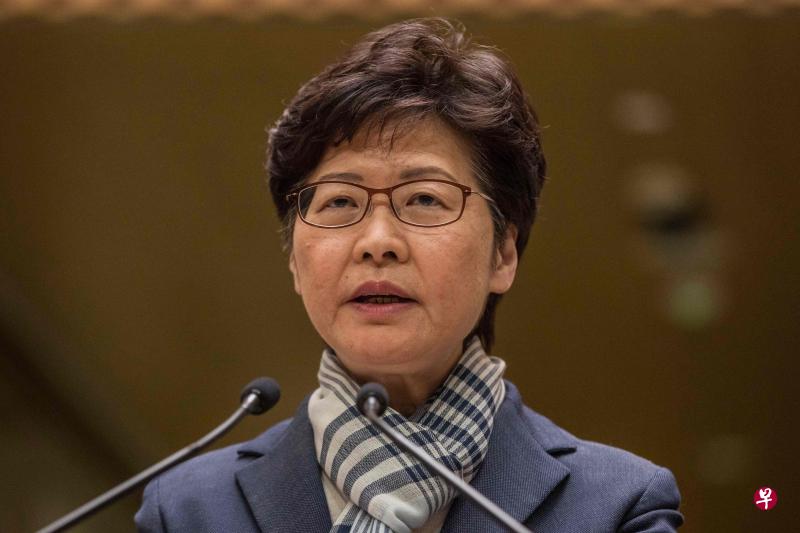 林郑月娥傍晚警告,暴力行为不会得逞,一定不会争取到政治诉求。(法新社) 林郑月娥傍晚警告,暴力行为不会得逞,一定不会争取到政治诉求。(法新社)