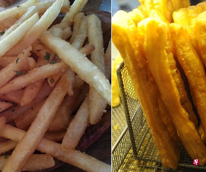 油炸食物,如薯条和油条含有饱和脂肪。(档案照) 油炸食物,如薯条和油条含有饱和脂肪。(档案照)