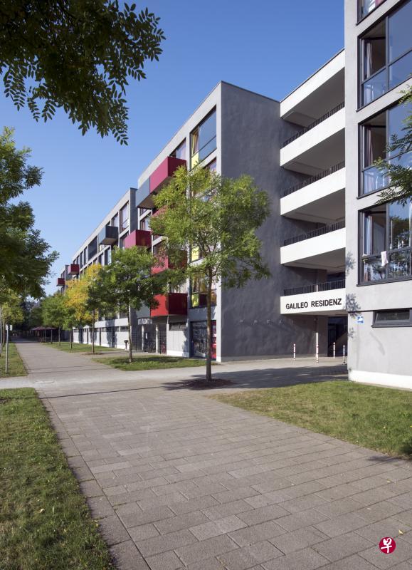 Galileo Residenz学生宿舍位于不来梅大学校园内,也很靠近不来梅科技园。(第一戴维斯和Liberty Living提供) Galileo Residenz学生宿舍位于不来梅大学校园内,也很靠近不来梅科技园。(第一戴维斯和Liberty Living提供)