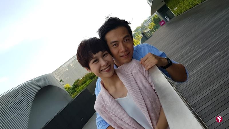 戚玉武与雅慧在剧中上演虐恋，先相爱后反目。（受访者提供）