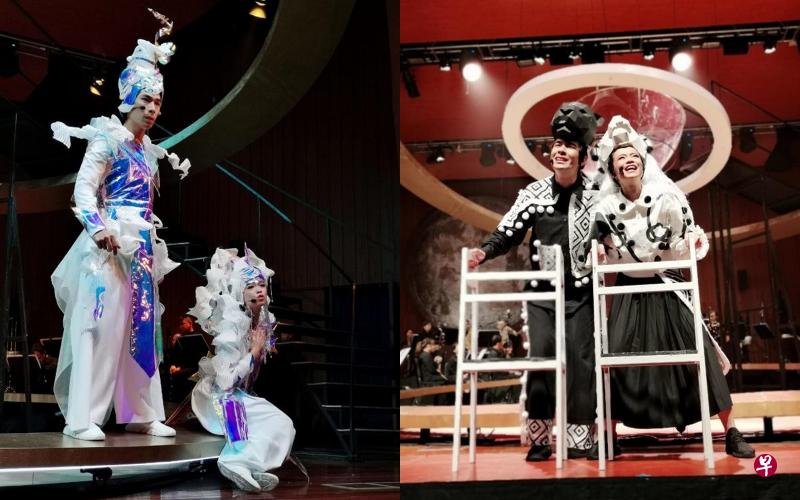 陈凤玲和杨志龙参演《华乐戏剧:通天大埠》。(新传媒提供) 陈凤玲和杨志龙参演《华乐戏剧:通天大埠》。(新传媒提供)