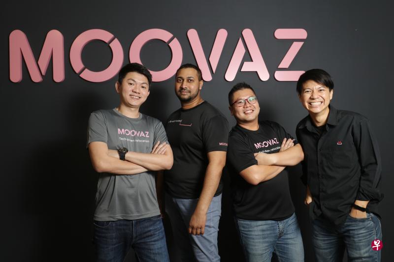 蔡奇财(左起)、比施奴(Vishnu)、李铭辉和李俊贤,凭借自己的专长、经验与实力,各司其职,齐力打造足以扬名海外的物流科技平台公司。(谢智扬摄) 蔡奇财(左起)、比施奴(Vishnu)、李铭辉和李俊贤,凭借自己的专长、经验与实力,各司其职,齐力打造足以扬名海外的物流科技平台公司。(谢智扬摄)