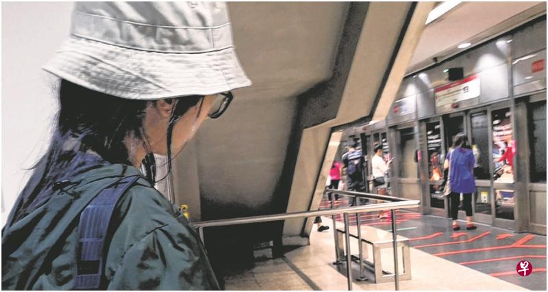 女私家侦探曾在地铁进行跟踪，但差点因不熟地形跟丢对象。（示意图/饶进礼摄影）