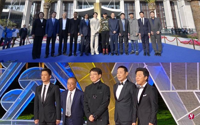 成龙在金鸡奖现身,即使经过礼让,还是站在中间位置的不二人选。 成龙在金鸡奖现身,即使经过礼让,还是站在中间位置的不二人选。