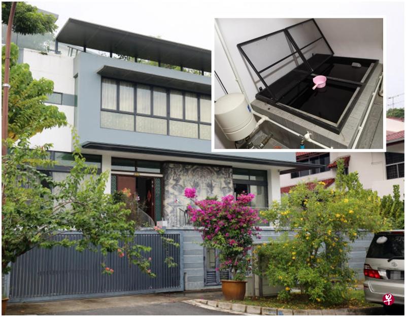 屋主特意建了水缸,将流出的泉水储存起来。(受访者提供) 屋主特意建了水缸,将流出的泉水储存起来。(受访者提供)