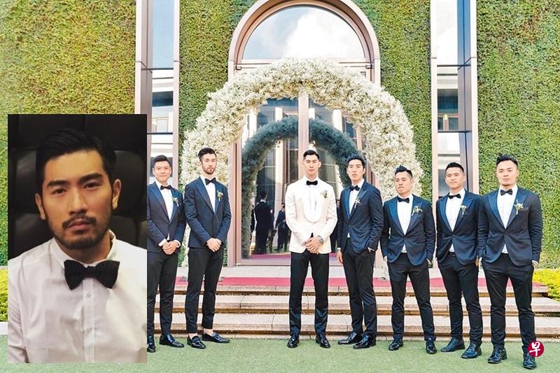 毛加恩身旁的伴郎位置,坚持留给最好的朋友高以翔。(互联网) 毛加恩身旁的伴郎位置,坚持留给最好的朋友高以翔。(互联网)