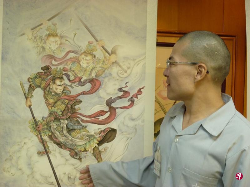 黄银呈无师自通的胡乱涂鸦,让他发掘乐趣。(互联网) 黄银呈无师自通的胡乱涂鸦,让他发掘乐趣。(互联网)