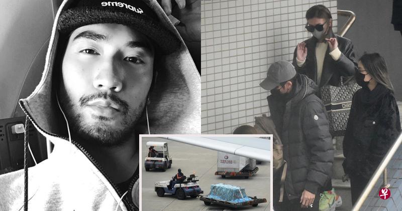 高以翔(左图)的哥哥及女友护送他的遗体返台。(互联网) 高以翔(左图)的哥哥及女友护送他的遗体返台。(互联网)