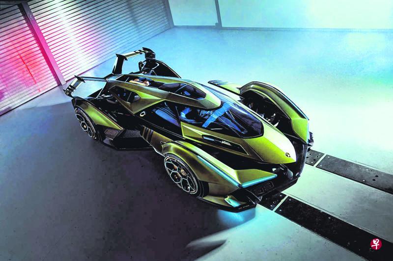 兰博基尼全新概念车——Lambo V12 Vision Gran Turismo。