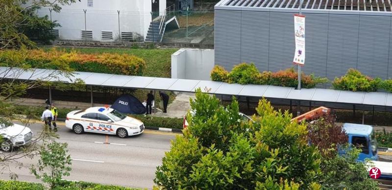 女佣琳恩在前往皇后路巴刹时不知何故被一辆汽车撞上，当场宣告死亡。（受访者提供）