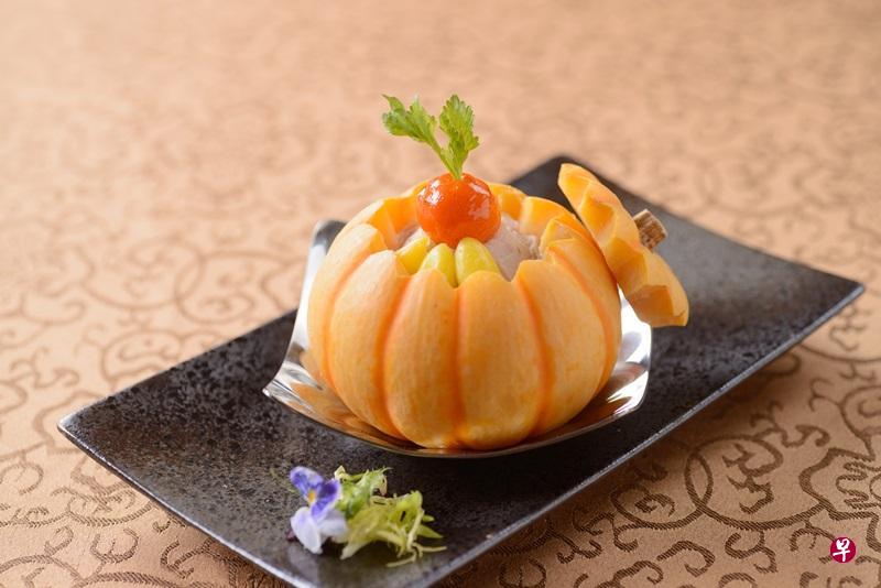 【名厨新年食谱】金桔福果芋泥盅。